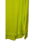 Adidas Womens Top Long Sleeve Stretch Pullover Crewneck T-Shirt Yellow Large NWT Photo 1