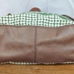 Lucky Brand Leather & Floral Canvas Shoulder Bag Photo 5