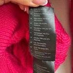 COS  Pink Cable Knit Relaxed Oversized Wool Blend Chunky Sweater Size XS Photo 6