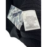 Z Supply Meredith Sweater Dress Black Ribbed XL Long Sleeve Cozy Minimalist Knit Photo 7