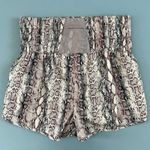 NWT Free People Movement The Way Home Anaconda Venom Combo Snakeskin Shorts Purple Size M Photo 4