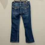 Miss Me Bootcut Jeans Sz 29 Bling Embellished Low Rise Buckle Store Exclusive Photo 7