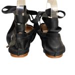 Topshop Studded Black Leather Ballet Flats Photo 3