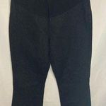 Maternity Black Denim Jeans Adjustable Waist Size 12/14 Bootcut 100% Cotton Photo 0