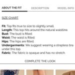 Red Dress Boutique Red Dress Gently Love Ivory Floral Print Crop Top Puff Sleeves White Rust L Photo 7