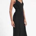 Everlane The Japanese GoWeave Wrap Midi Dress Sz 8 Black Photo 1