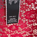 Victoria's Secret  Red All Lace Nightie Halter Babydoll Bodycon Garters XS new Photo 9