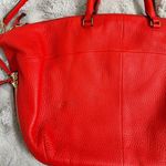 Tory Burch red handbag purse IVY SLOUCHY SATCHEL color samba Photo 3