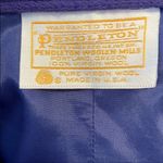 Pendleton  Suit Set 50s Vintage Purple Blazer Skirt Set Pockets Medium Photo 7
