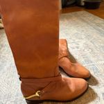 Ralph Lauren Leather Cognac Riding Boots Photo 0
