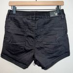 American Eagle  Black Super Super Stretch Hi Rise Shortie Shorts Photo 3