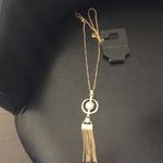 Vince Camuto  Long Statement Necklace stone Tassel Photo 1
