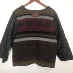 Woolrich  Wool Blanket Jacket with Quilted Sleeves Photo 2