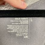 Old Navy  Y2K Womens L Gray Lace Trim Ribbed Fitted Tank Top Preppy Layering Photo 4