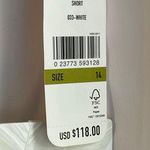 Tommy Bahama Kira Cay Island Zone Golf 7-Inch Bermuda Shorts, White, 14 - NWT Photo 3