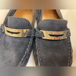 Coach  Women’s Nola Dark‎ Blue Suede Loafers Size 6.5 B Photo 6