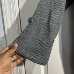 a.n.a . Women’s gray sweater- 3/4 cuffed sleeves w/ button detail - Size Medium Photo 2