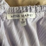 After Market  lavender stripe ruffle dress Photo 4
