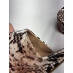 Steve Madden  Women's Snakeskin Platform Ankle‎ Strap Chunky Heel Sandals Shoes Photo 4