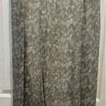 Soft Surroundings  Maxi‎ Skirt Gray Beige Abstract Beach Vacation Lined Petite L Photo 0
