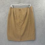 Talbots NWT Wool Pencil Skirt Tan Academia Preppy Retro Career Lined Women's 8 Photo 2