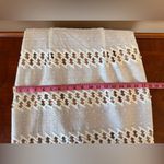 Alberto Makali Albert Makali Cream Off The Shoulder Sheer Lace Dress Size 6 Photo 14