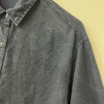 Liverpool  Charcoal Grey Casual Button-Down Blouse Sz XS Photo 2