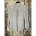 Adrienne Vittadini  Women's Blouse, size Medium, gray white pink Photo 4