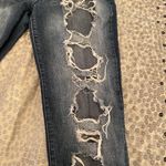 REWASH Ripped Dark Denim Jeans Photo 4