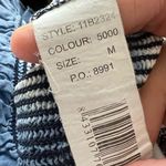 Deeigual blouse,‎ size medium, floral, tie front, ruffle sleeves, elastic waist Photo 3