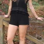 fab'rik Black Romper W Mesh Photo 0