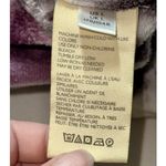 Anthropologie MAEVE  Gray White Purple Tie Dye Short Puff Sleeve Sweatshirt Sz L Photo 7