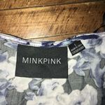 MINKPINK  rose black & white button down romper Photo 3