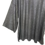 White Stag Black & Metallic Gold Mock Neck Wide 3/4 Sleeve Top, XL Photo 2