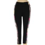 Betsey Johnson  Capri Leggings Polka Dot Floral Performance Yoga Pants Size XS Photo 1