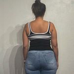 Athleta Black Ribbed Renew Seamless Square Neck Tank Top Sz S Photo 7