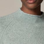 J.Crew Rollneck Sweater Supersoft Yarn Heather Blue Smoke XS Photo 1
