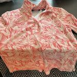 Lands' End Retro  Terry Cloth summertime short sleeve women’s shirt in small. GUC Photo 0