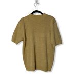 Sag Harbor  SZ M gold short sleeve sweater Photo 1