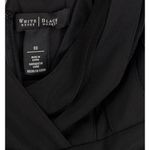 White House | Black Market WHBM Shadow Stripe Black Occasion A-Line Dress Size 00 Photo 3