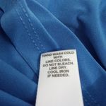 Cato Women Tops S Blue Round Neck 3/4 Sleeve Photo 5