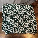 Zoozatz Scarf Womens Green White Viscose Spartan Logo Infinity Heathering Fringe Photo 0