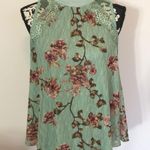 Coco + Jaimeson Lace floral airy tank top Photo 12