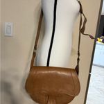 VTG Leather Crossbody Saddle Tan Carrying Gun Boho Purse Bag Style USA Cowboy Photo 1