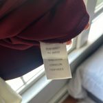 Tobi red mini dress long sleeves bodycon dress wine deep v Photo 3