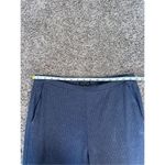 Eileen Fisher Tencel Ribbed Wide Leg Pull On Pants Size M Blue Lounge Stretch Photo 7