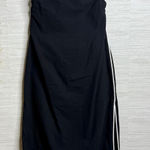 Free People  midi dress low back slit boho XS black Photo 0