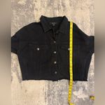 Miss Love  Black Denim Jacket Photo 5