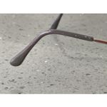 Guess EYEGLASSES FRAMES ONLY BRN 47-20 140 gold round full rim Photo 10