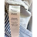 Chico's Shorts Womens 3 US 16 Gray Striped Linen Photo 7